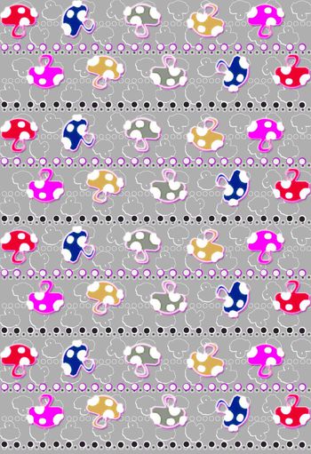 409162-针织布-蘑菇