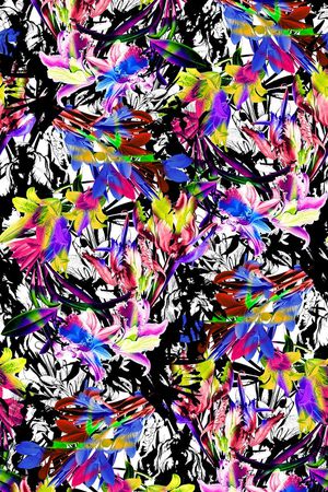 数码 抽象印花华亿平台图片