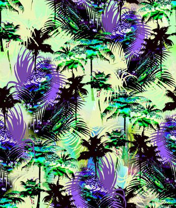 409208-棕榈剪影