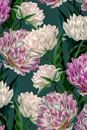 油画 复古印花华亿平台图片