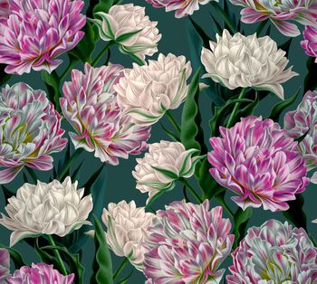 409225-经典复古油画成熟花卉