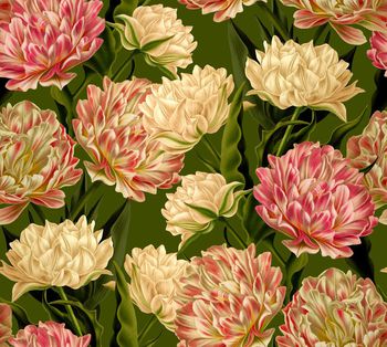 409226-经典复古油画成熟花卉