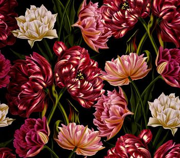 409228-紫色迷情复古花卉