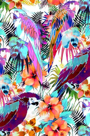 热带印花华亿平台图片