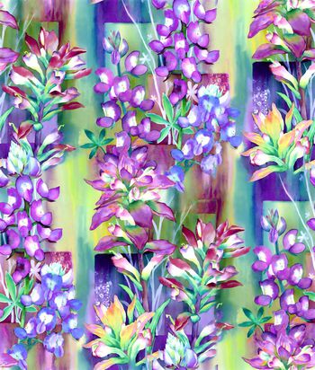 409256-水彩底槐花束