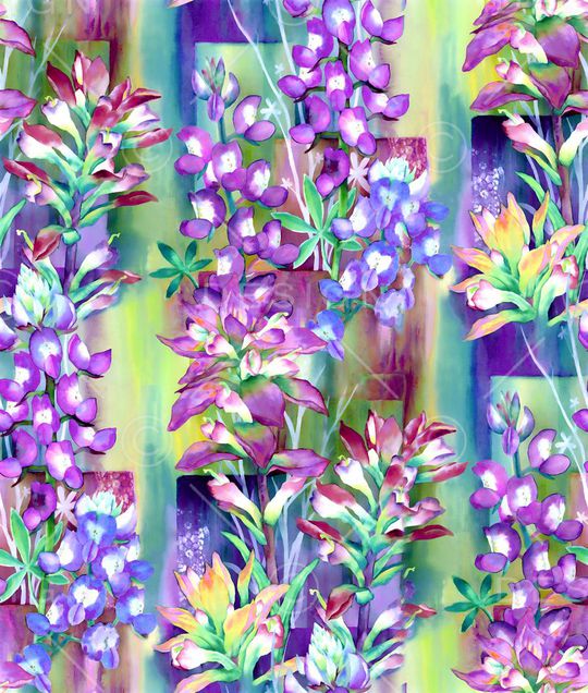 水彩印花华亿平台图片