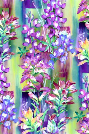 水彩印花华亿平台图片