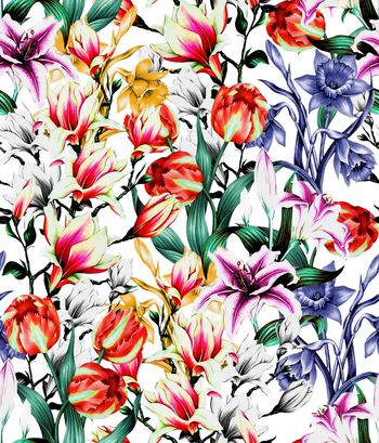 409300-水彩郁金香