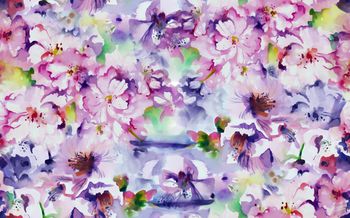 409316-水彩抽象樱花