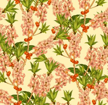 409319-简约手绘杏花