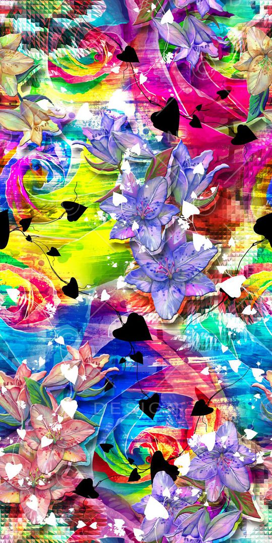 彩色印花华亿平台图片