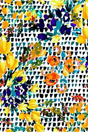 清新印花华亿平台图片