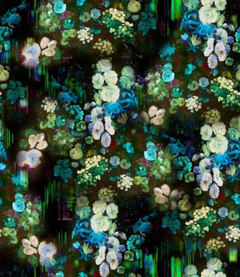 409372-油画隐约玫瑰