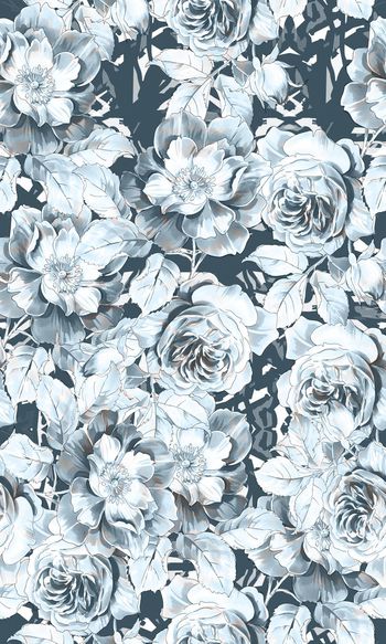 409454-浪漫复古花卉