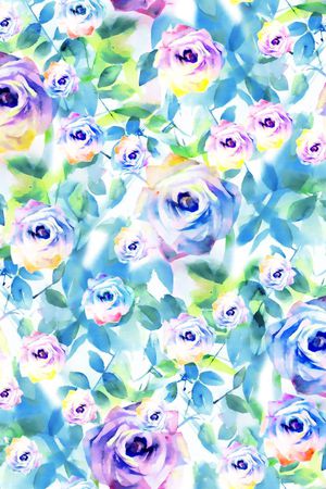 水彩印花华亿平台图片