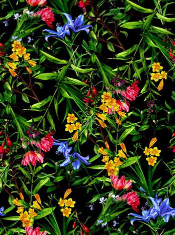 409473-清新手绘花丛