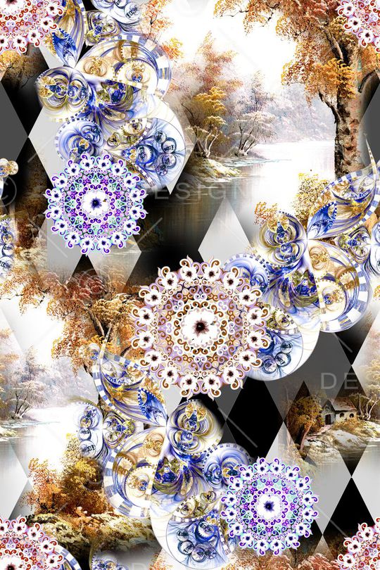 时尚印花华亿平台图片