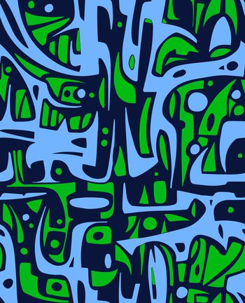 409485-时尚波斯纹理（源文件为矢量图文件）