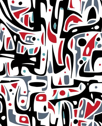 409486-时尚波斯纹理（源文件为矢量图文件）