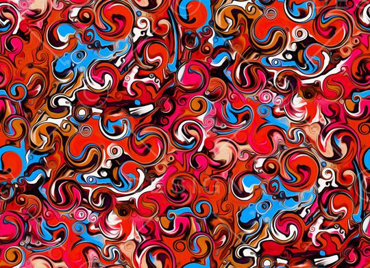 抽象印花华亿平台图片