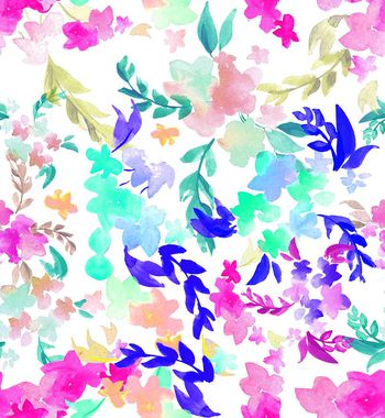 409520-水彩淡雅花束