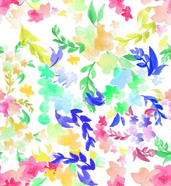 409521-水彩淡雅花束