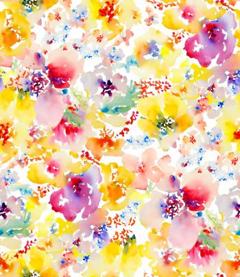 409528-水彩晕染花朵