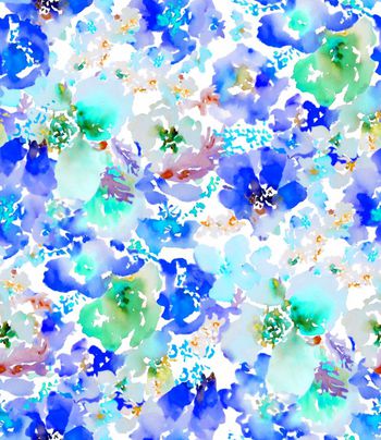 409529-水彩晕染花朵