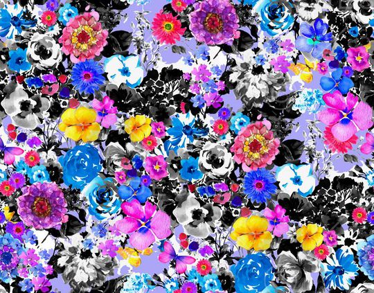 水墨印花华亿平台图片