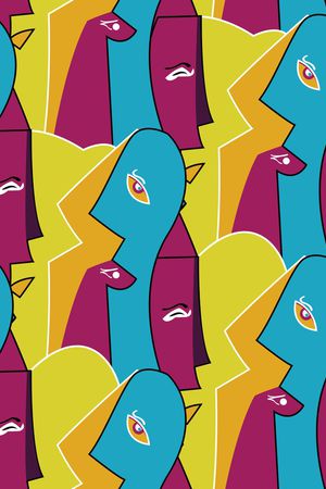 抽象印花华亿平台图片