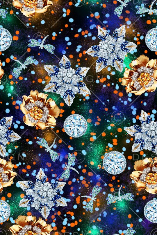 珠宝宝石印花华亿平台图片