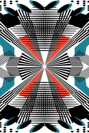 抽象印花华亿平台图片