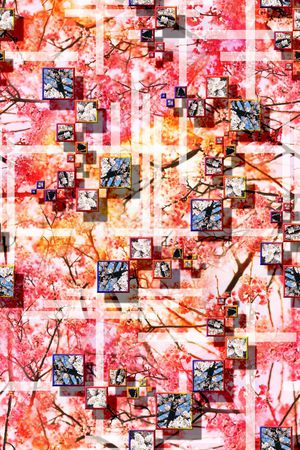 抽象印花华亿平台图片