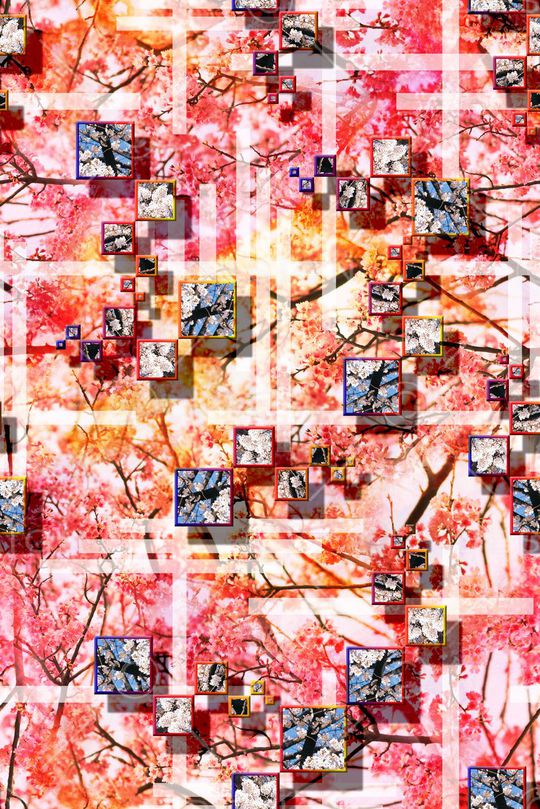 抽象印花华亿平台图片