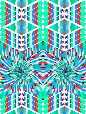 409812-时尚定位炫彩几何纹