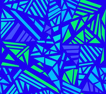 409853-简约四色几何撞色（源文件为矢量图文