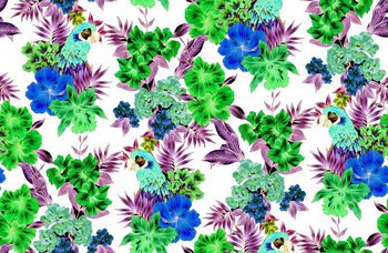 409862-手绘大牌热带鹦鹉