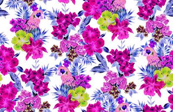 409863-手绘大牌热带鹦鹉