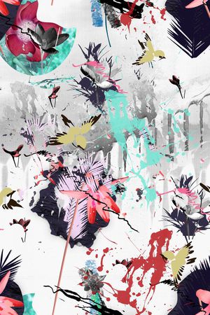 笔触印花华亿平台图片