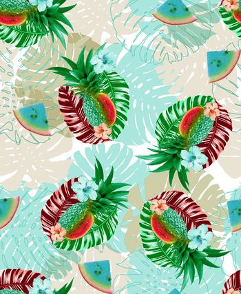 409904-西瓜与菠萝