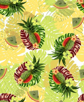 409906-西瓜与菠萝