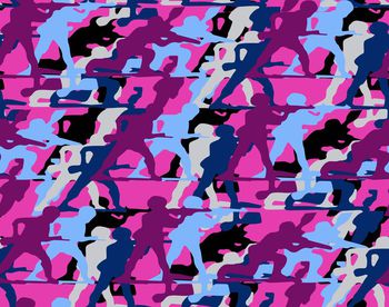 409911-趣味士兵剪影迷彩（源文件为矢量图文