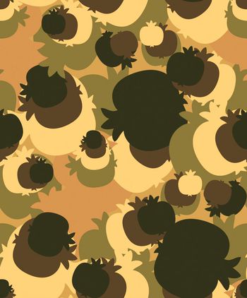 409932-石榴图案创意迷彩（源文件为矢量图文