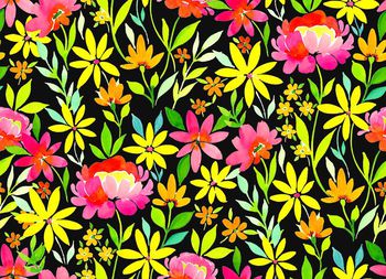 409934-手绘小花朵之夜景