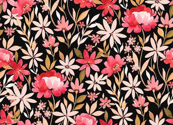 409936-手绘小花朵之夜景