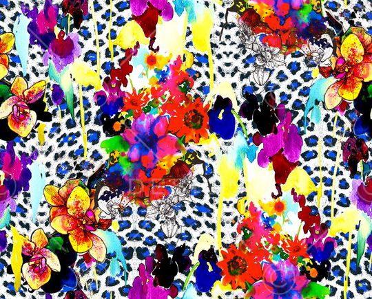 水彩印花华亿平台图片