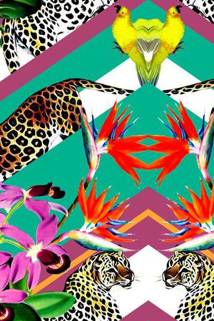 抽象印花华亿平台图片