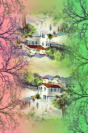 风景印花华亿平台图片