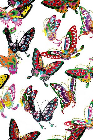 复古印花华亿平台图片