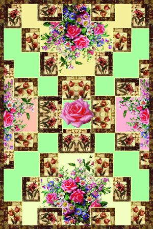 欧式印花华亿平台图片